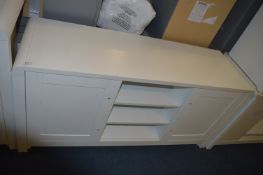 *Low Sideboard Unit in White Finish