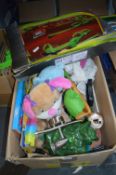 Box Containing Assorted Children's Toys
