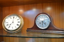 Mantel Clock and a Wall Clock
