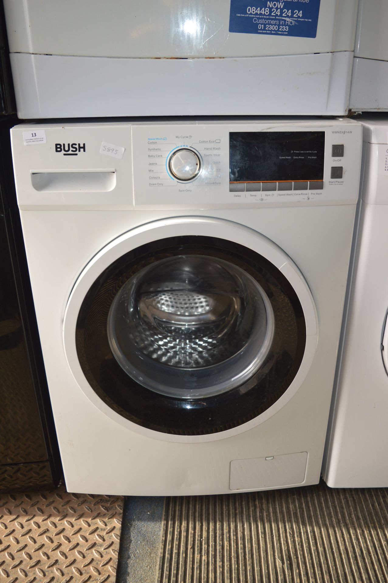 Bush Washing Machine WMNSX814W