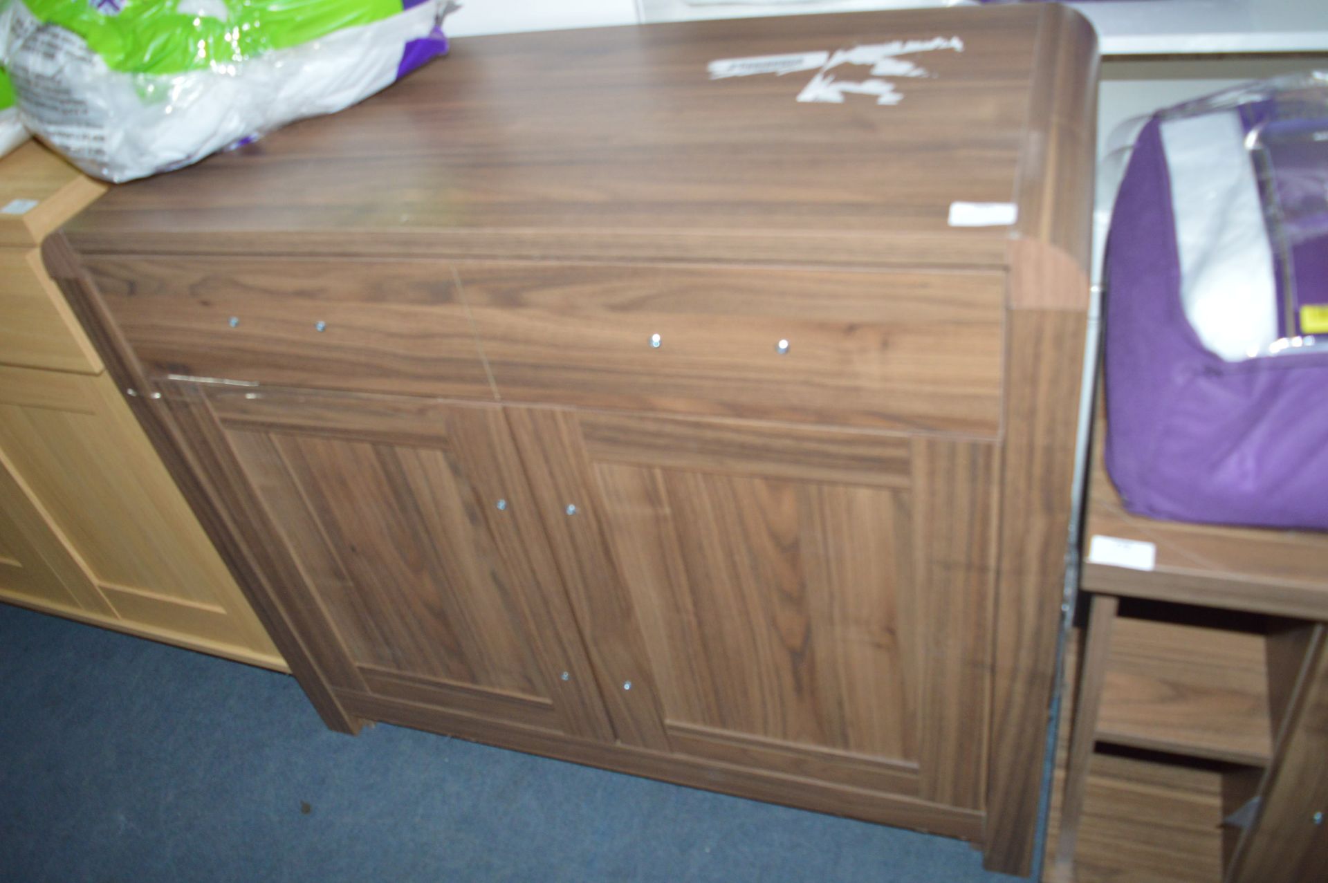 *Two Door, Two Drawer Sideboard Unit in Dark Oak F