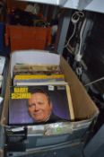 Box Containing Assorted LP Records