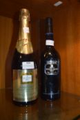Three Bottles of Alcohol Sparkling Wine, Bristol C
