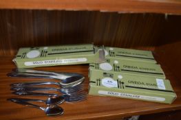 1970's Stainless Steel Cutlery Sets