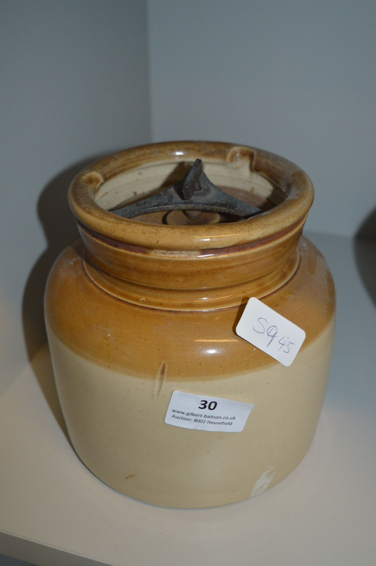 Stoneware Preserve Jar