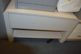 *Occasional Table with Drawer & Shelf in Grey Fini