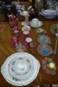 Assorted Ceramics, Noritake Style Tea Set, etc.