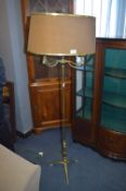 Brass Lamp Stand with Shade