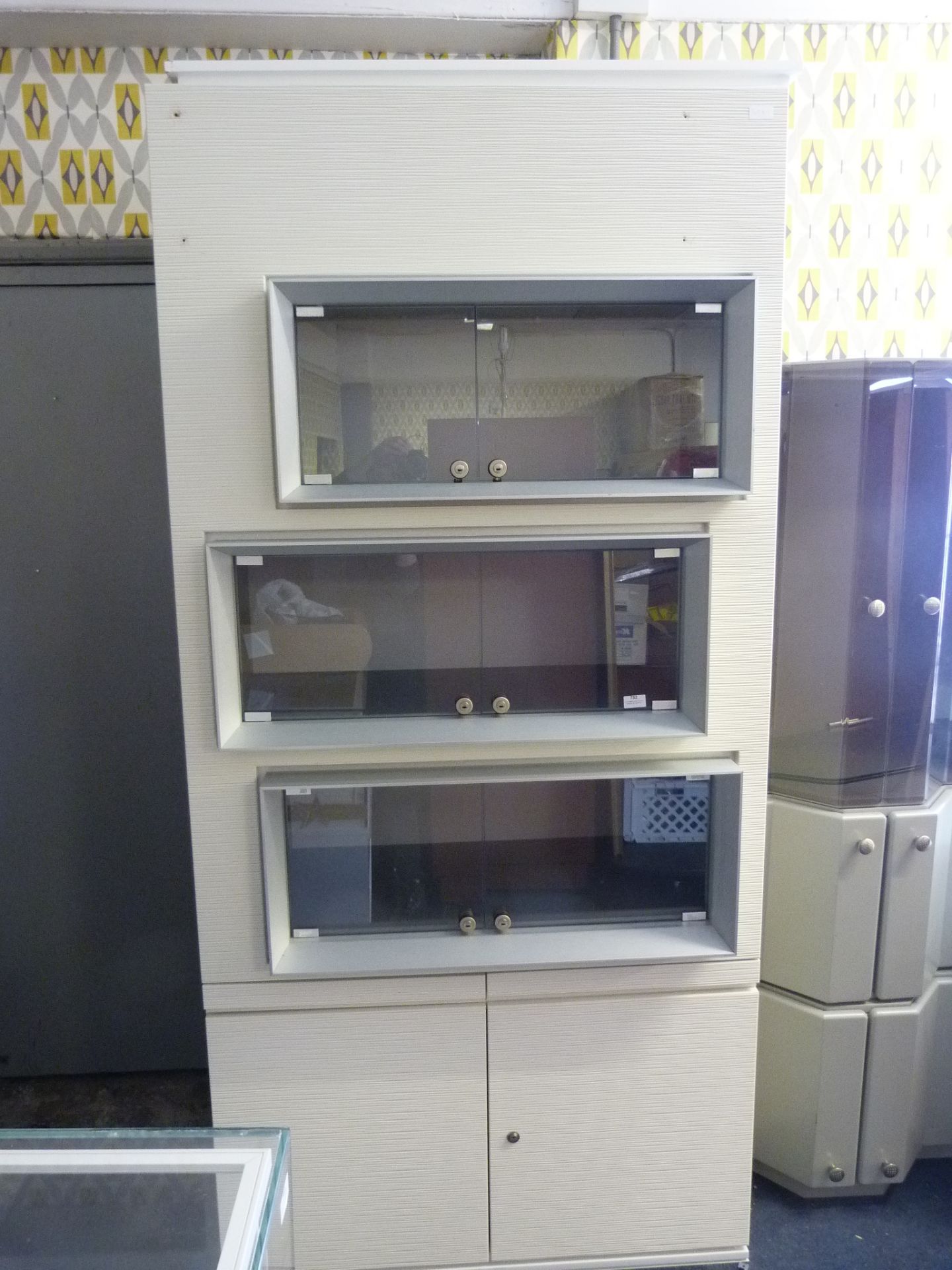 *Tall Jewellery Display Cabinet with Three Glass D