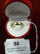 *Gents Gold & Nickel Plated Wedding Ring