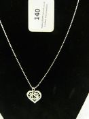 *Silver Necklace with "21 Years" Pendant