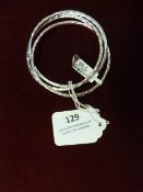 *Hammered Silver Bangle RRP:£225