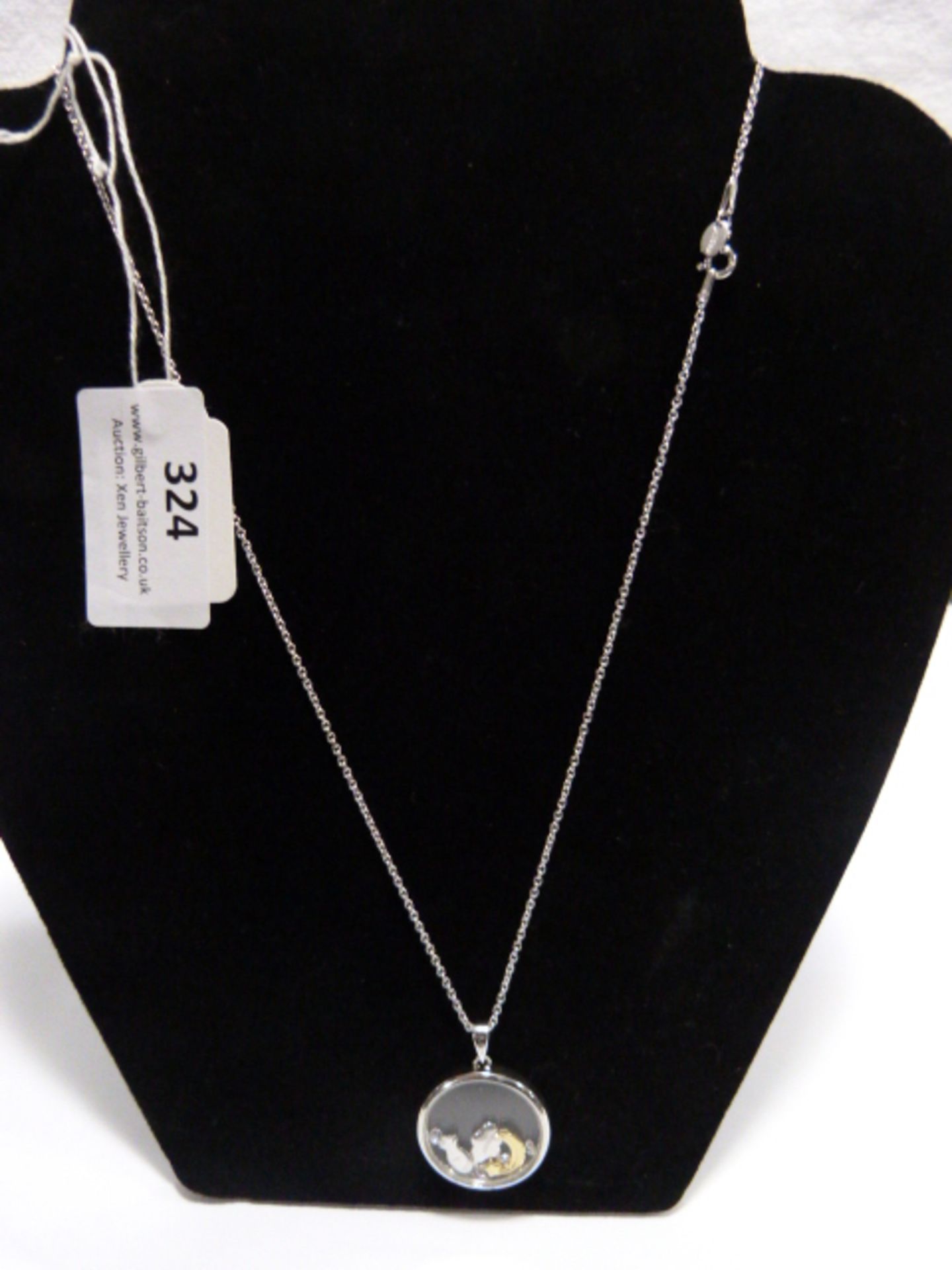 *Astra Silver Necklace with Pendant