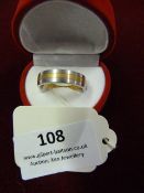 *Gold & Nickel Plated Wedding Ring