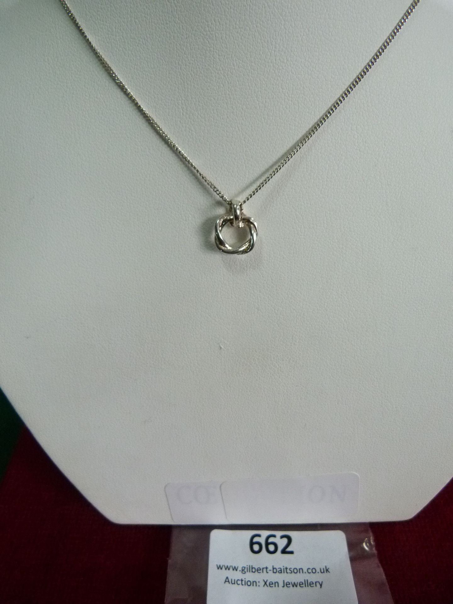*Sterling 925 Silver Pendant on Fine Chain