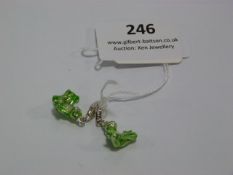 *Two Silver Frog Charms