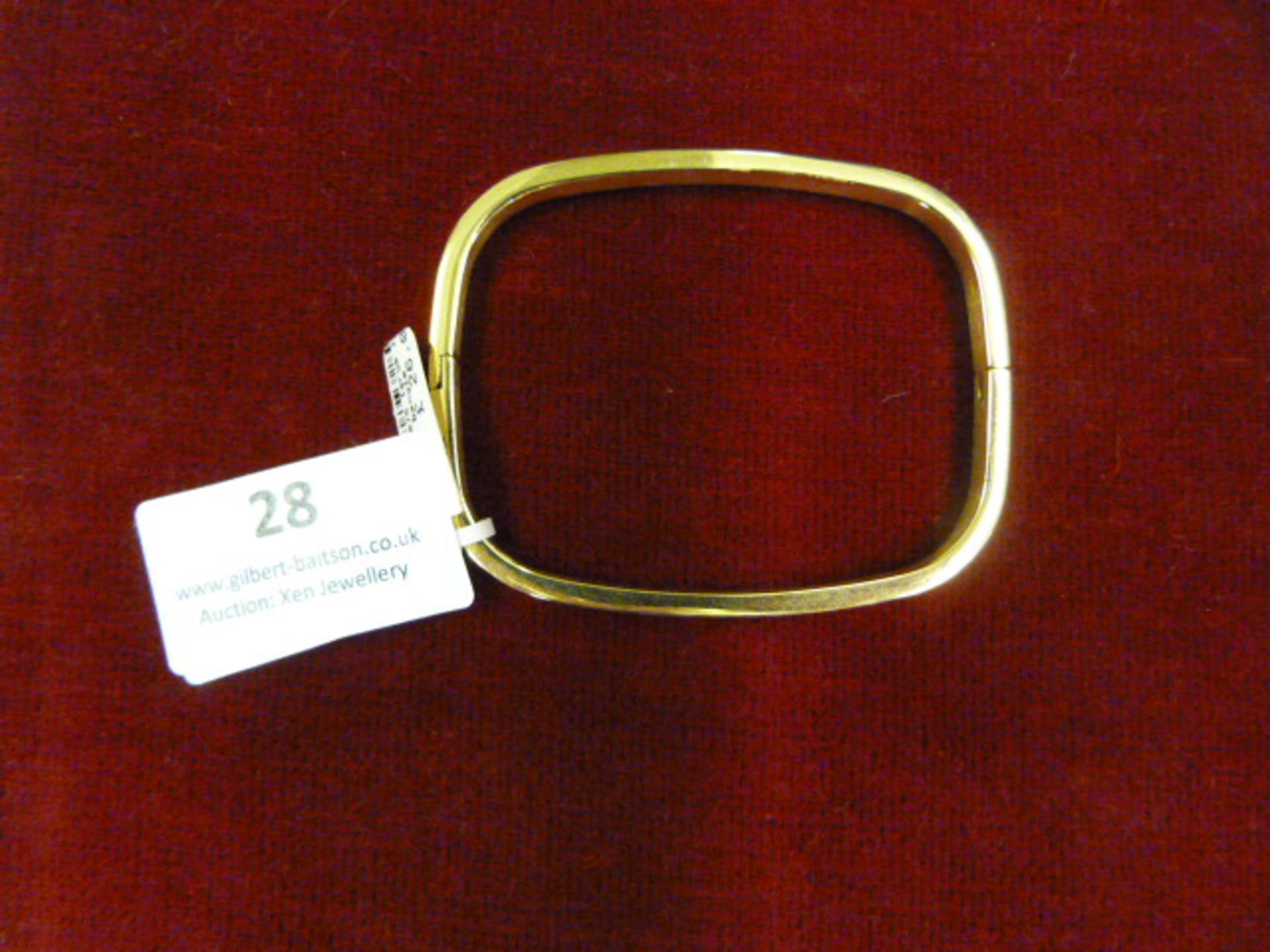 *Edblad Large 101 Bangle (Gold)