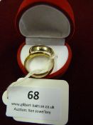 *Pair of Ladies and Gents Gold Plated Wedding Ring