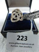 *Thomas Sabo Ring Set with CZ and Flower Design St
