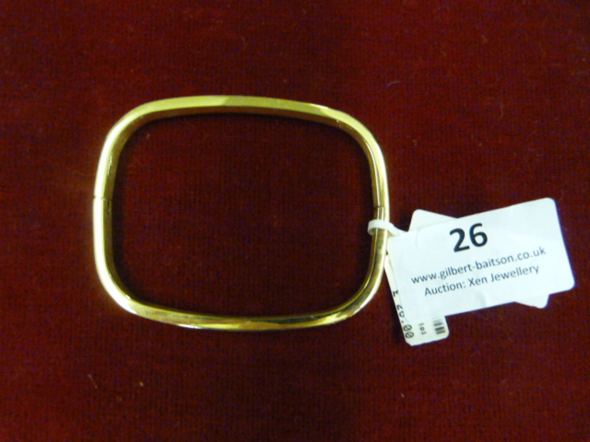 *Edblad Large 101 Bangle (Gold)