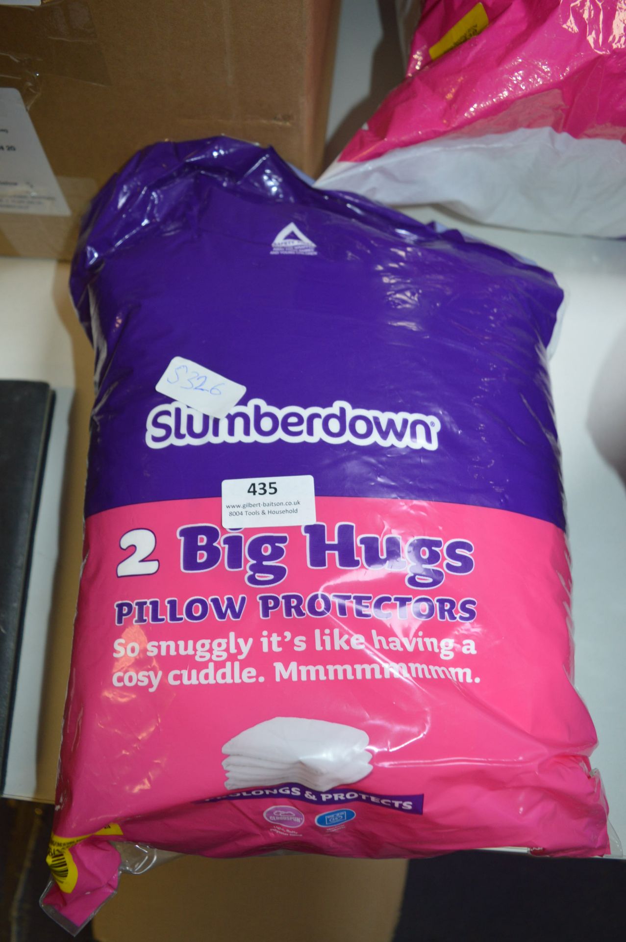 Two Slumberdown Big Hugs Pillows Protectors