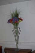 Vase with Artificial Flowers