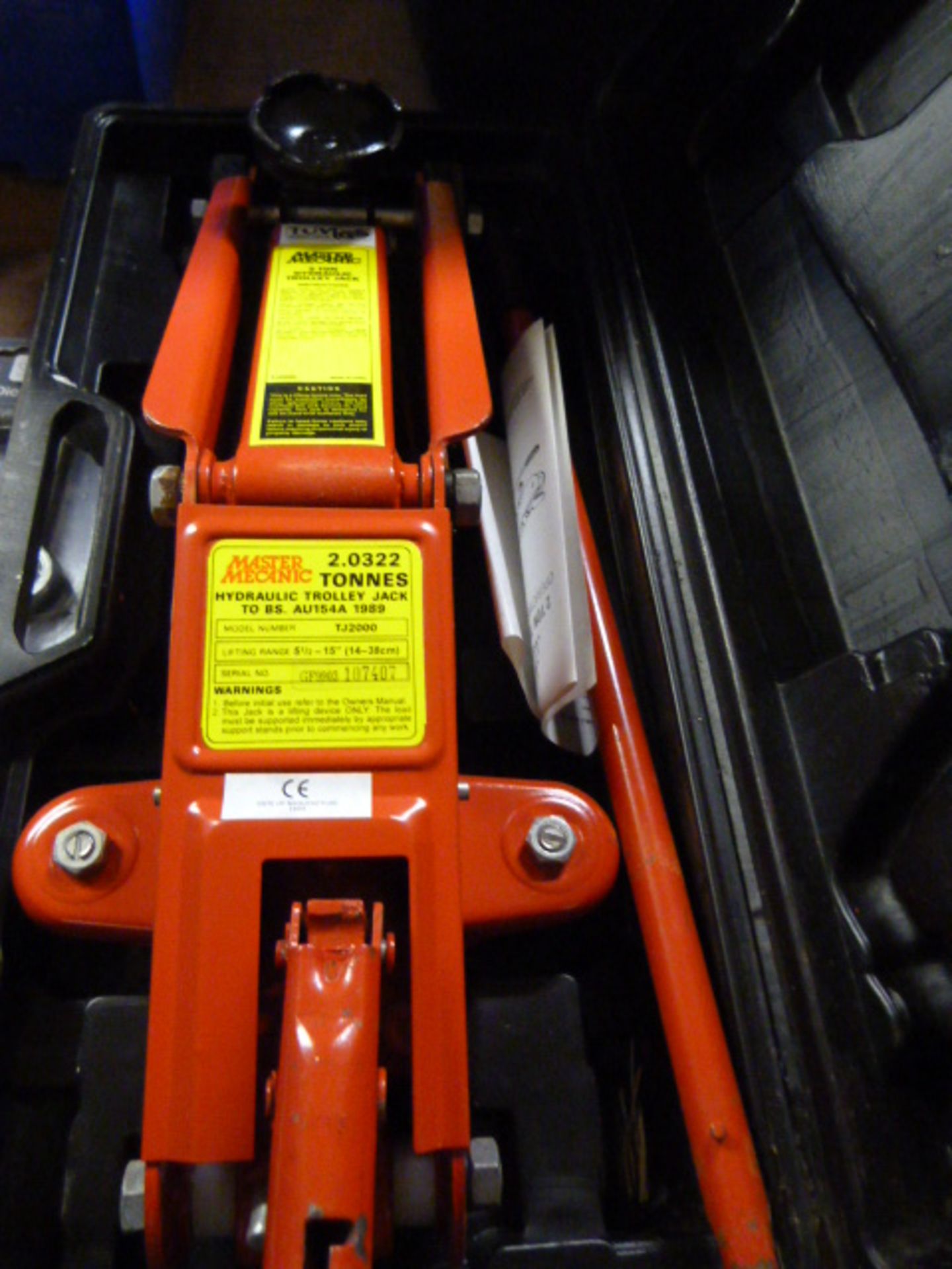 2 Tonne Master Mechanic Trolley Jack