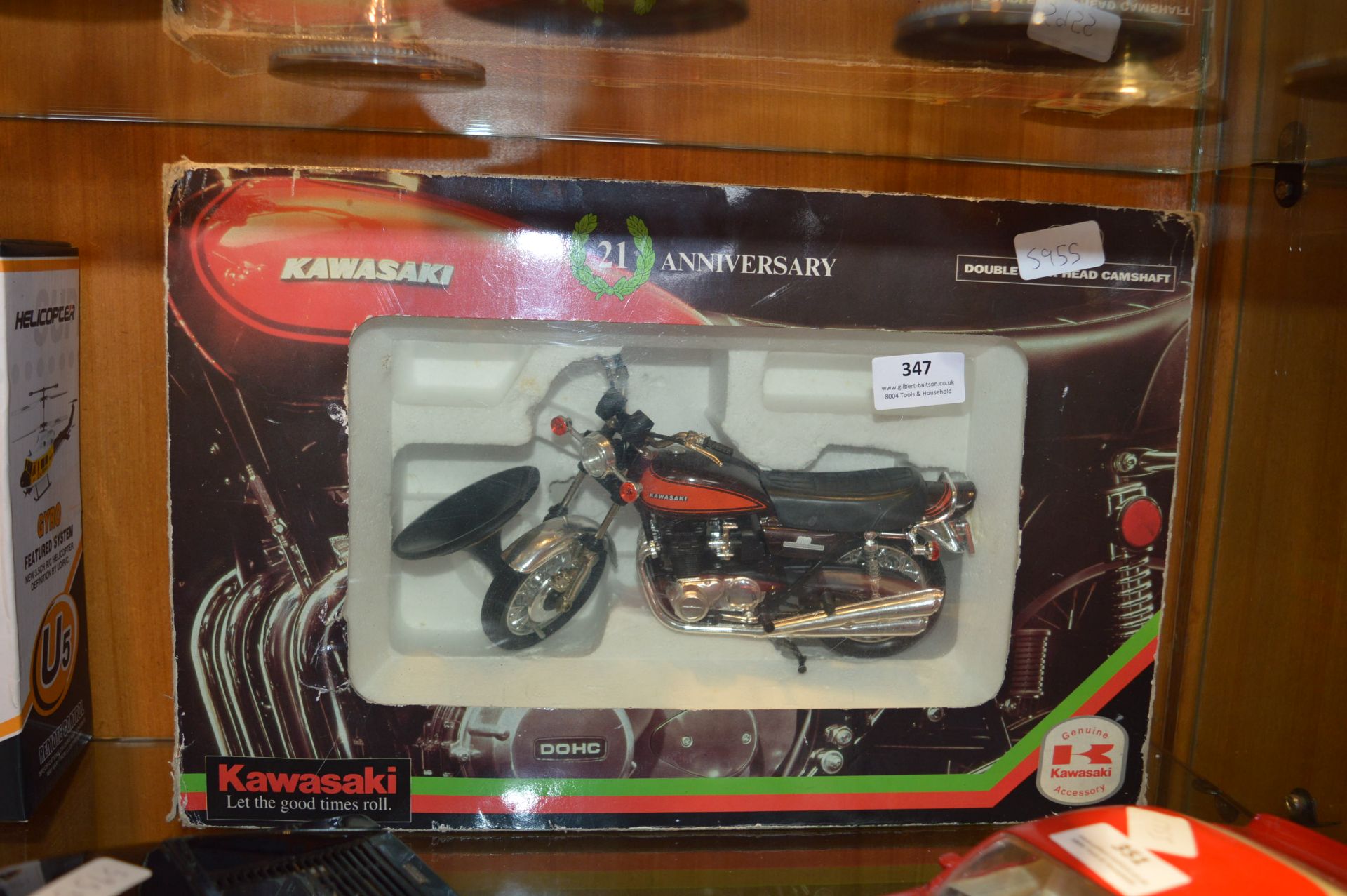 Box 21st Anniversary Kawasaki Model Motorbike