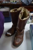 Pair of Men's Leather Work Boots
