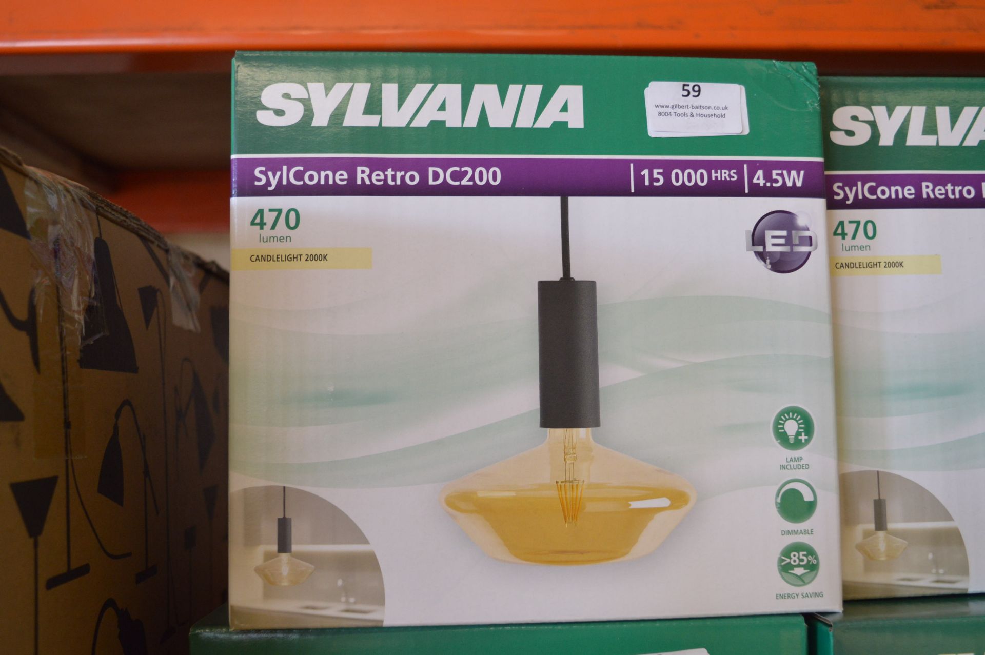 *Sylvania Sylcone Retro BC200 Ceiling Lamp