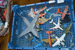 Tray Lot of Model Aeroplanes, etc.