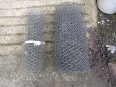 Two Small Rolls of Chicken Wire