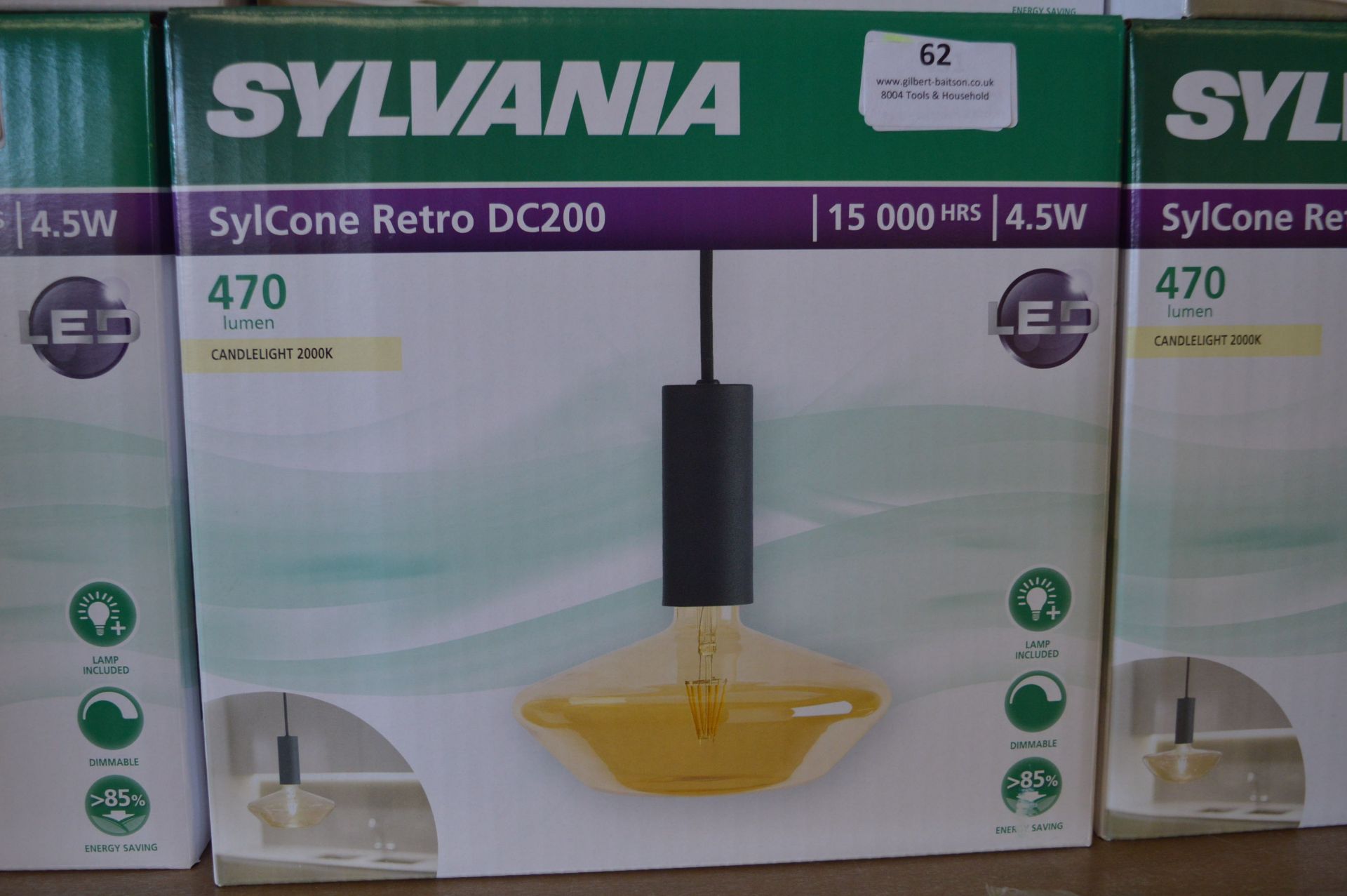 *Sylvania Sylcone Retro BC200 Ceiling Lamp