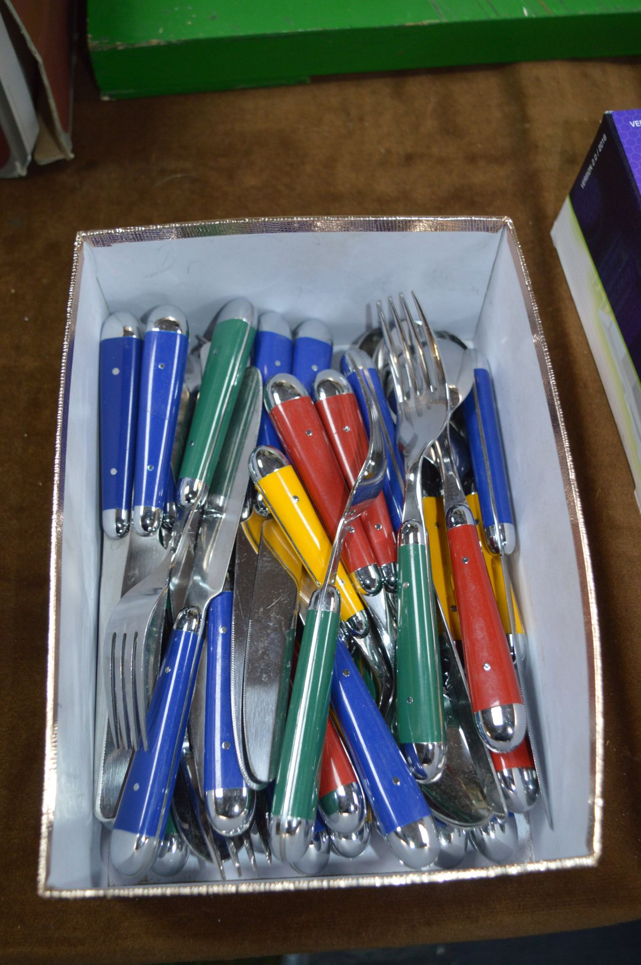 Box of Oneida Cutlery