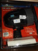 Three 24 LED Rechargeable Spotlights