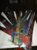 Approximately 100 Pure Silk Ties in Assorted Colou