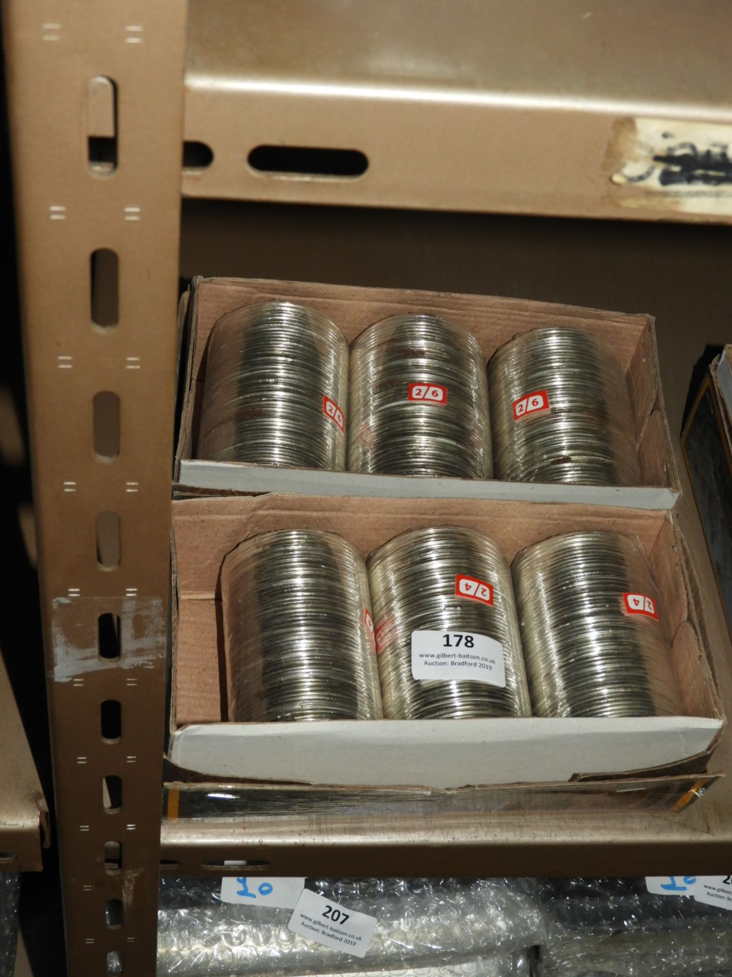 Two Boxes of Asian Style Silver Bangles