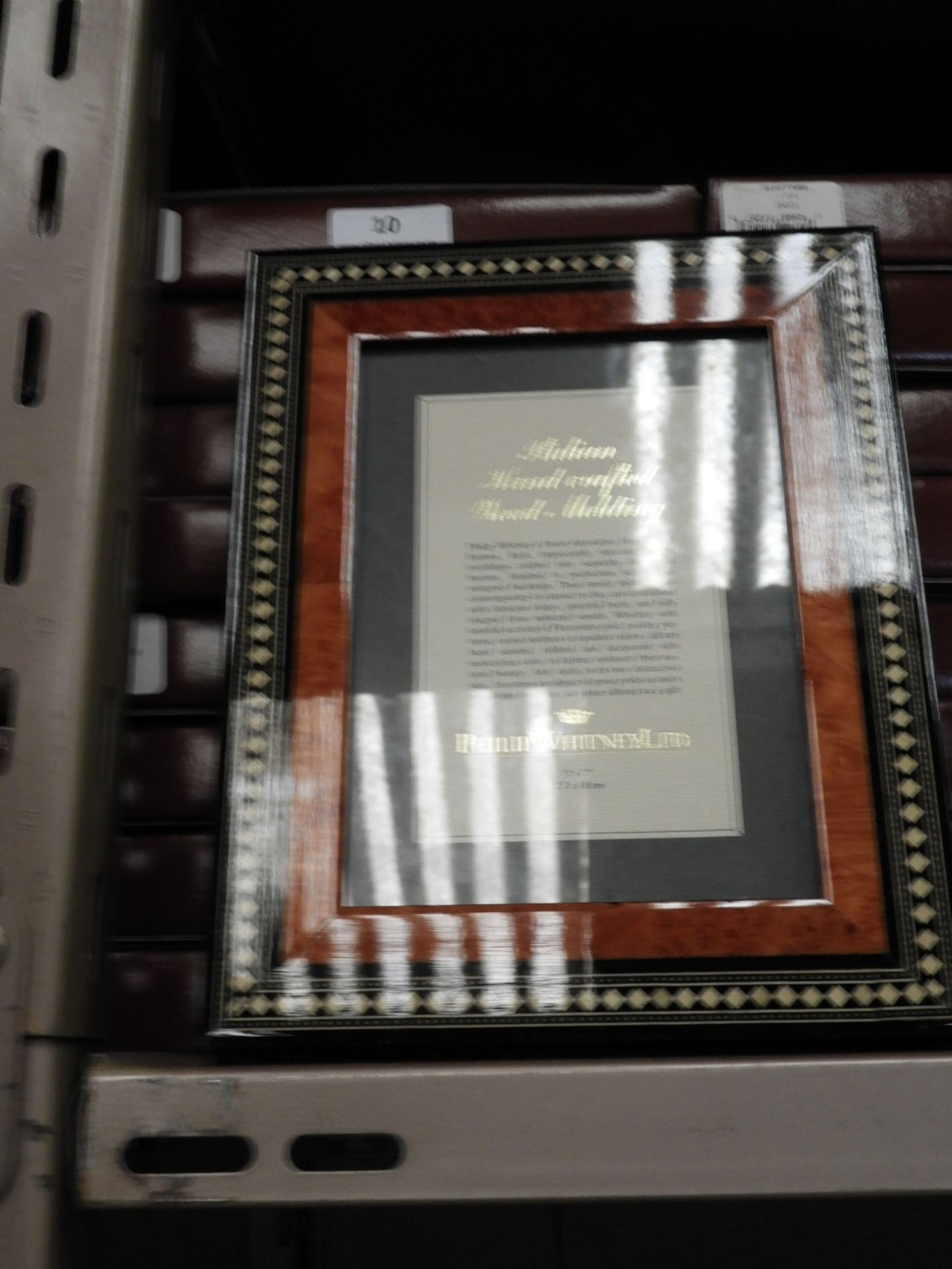 Eight 5x7 Inlaid Italian Style Photo Frames