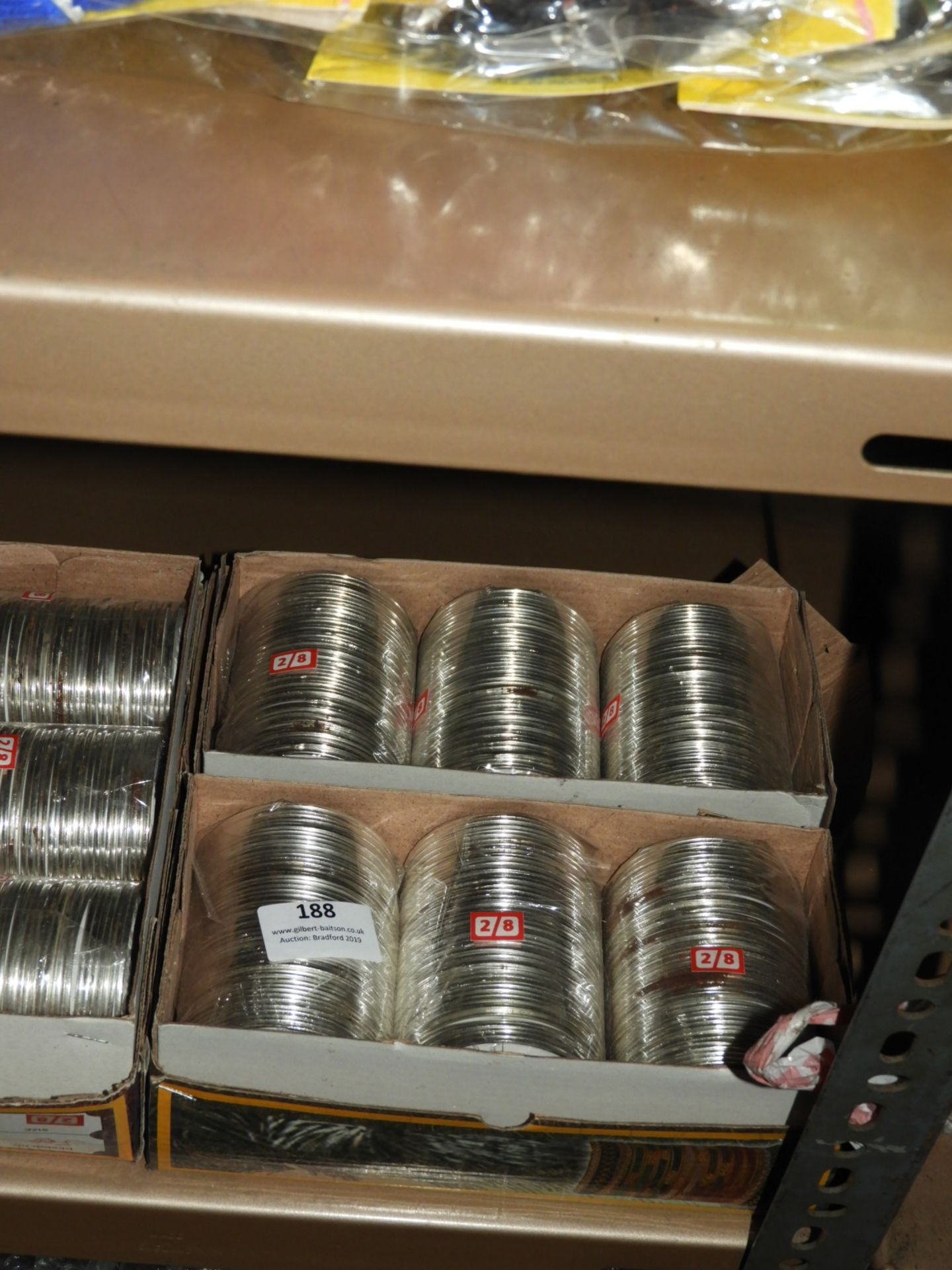 Two Boxes of Asian Style Silver Bangles