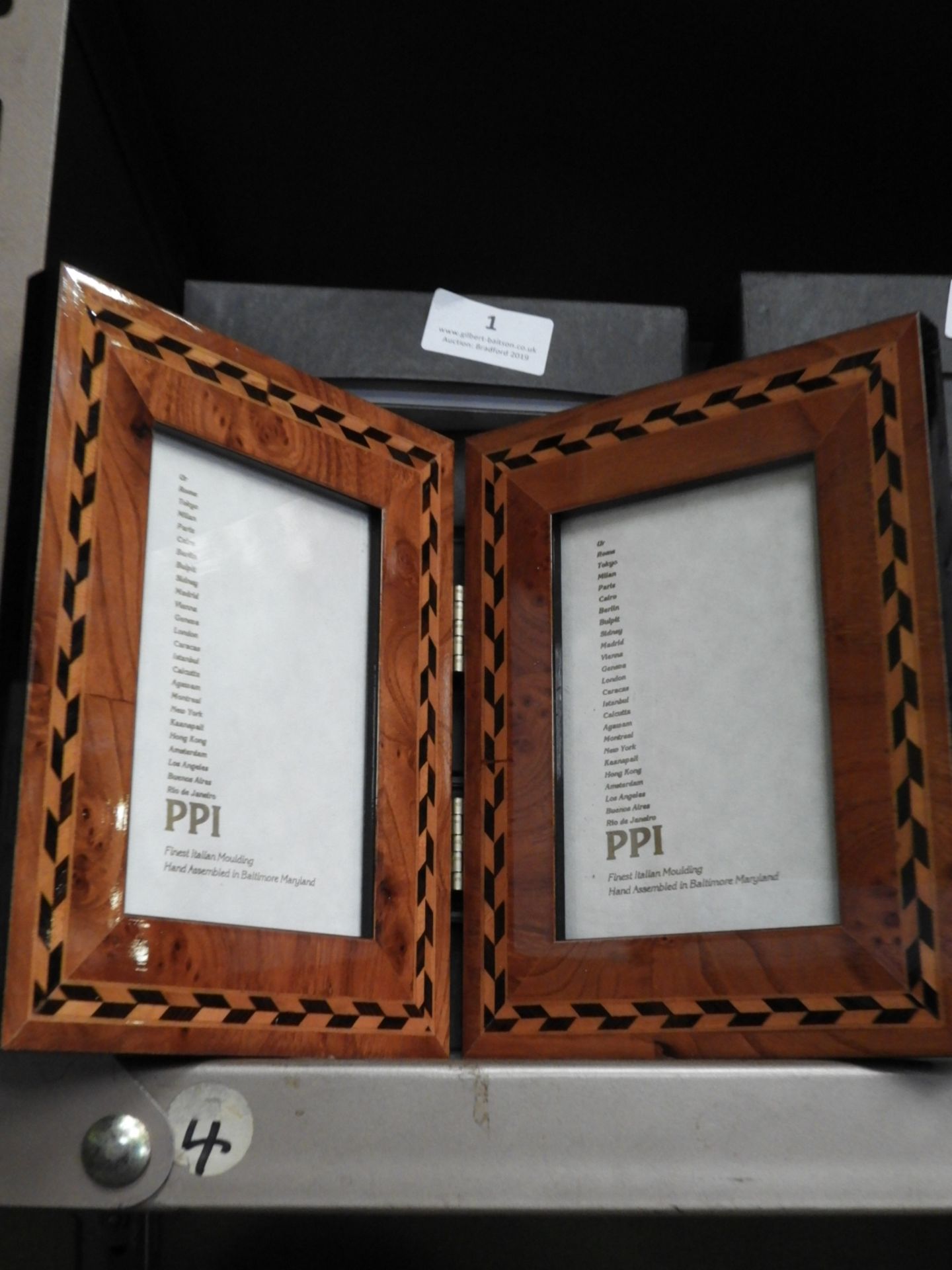 Six Double Inlaid Photo Frames