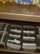 Two Boxes of Asian Style Silver Bangles