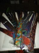 Approximately 100 Pure Silk Ties in Assorted Colou