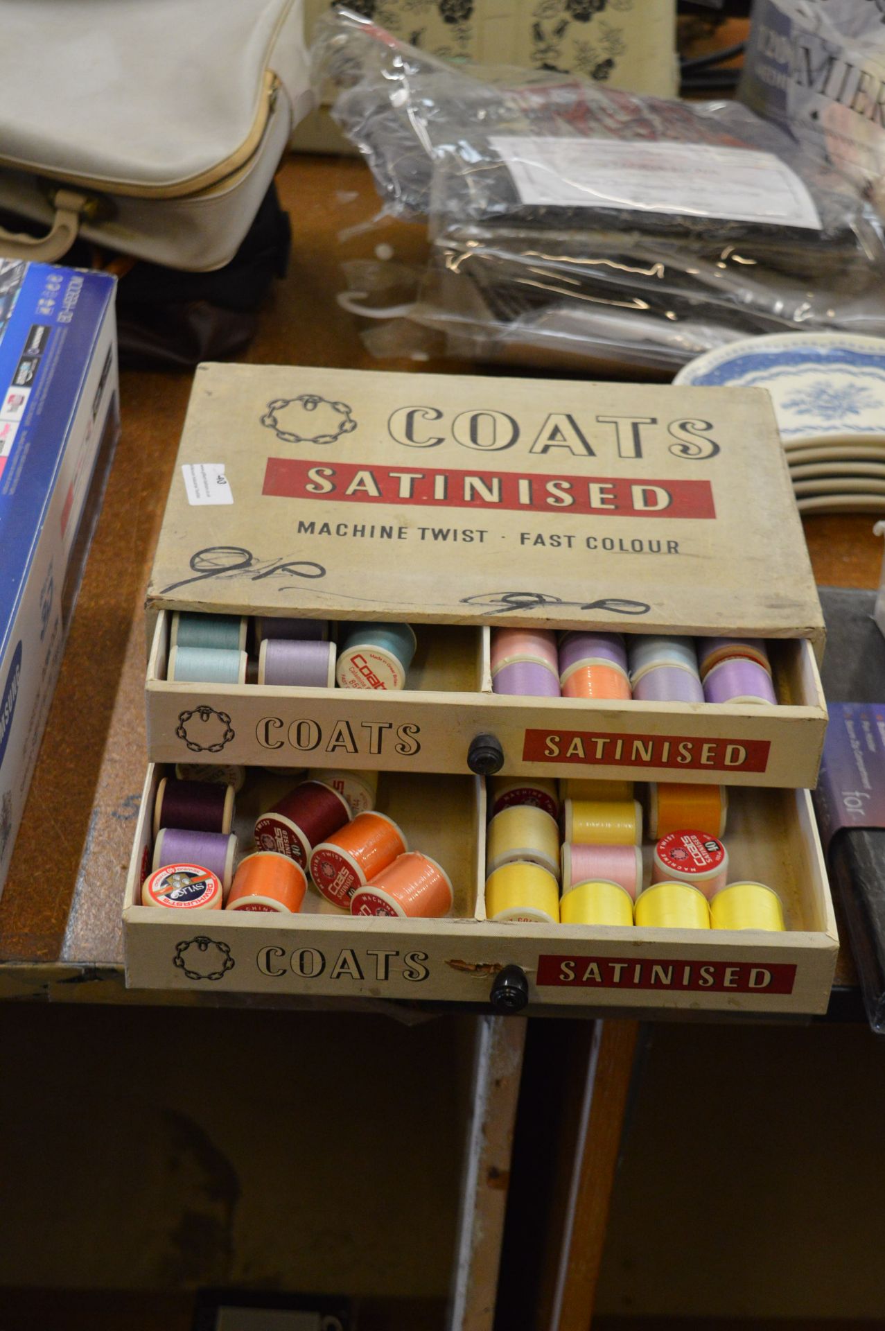 *Quantity of Coats Satinised Cotton Threads