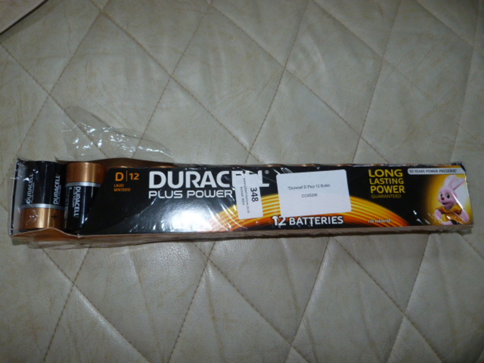 *Duracell D Plus 12 Bullet Batteries