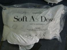 *Soft As Down Pillows 2pk