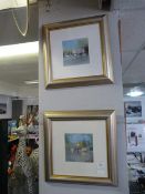 Pair of Framed Prints - Landscapes