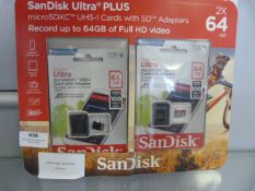 *Sandisk 64gb Ultra Sd Card 2pk