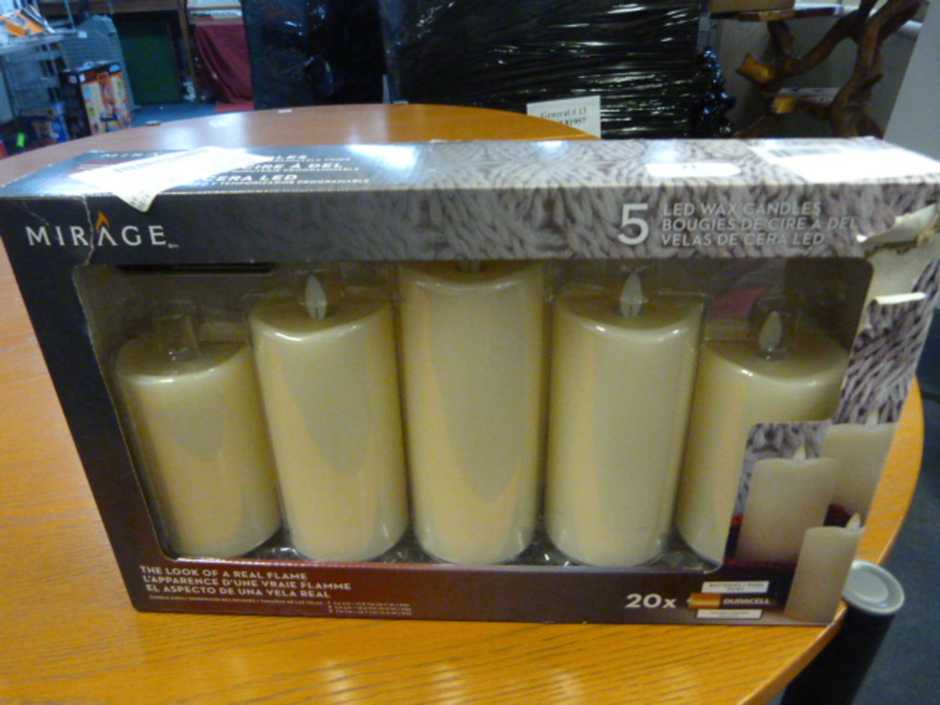 *Mirage LED Candles 5pk