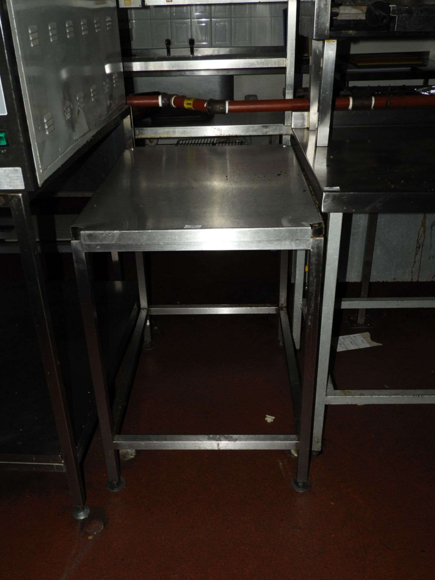 *Stainless Steel Topped Appliance Table 80cm x 60c