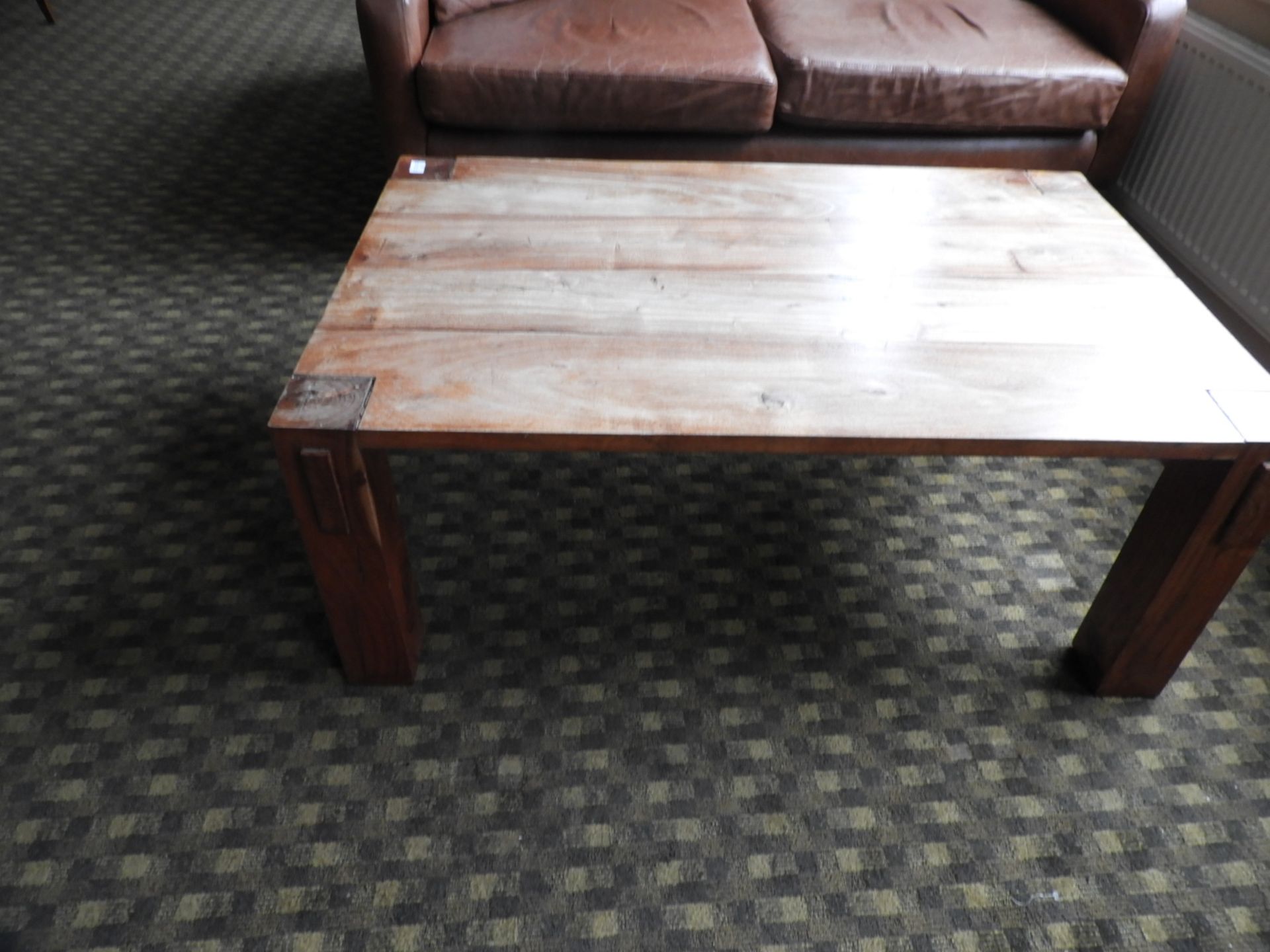 *Teak Rectangular Occasional Table 110x70cm